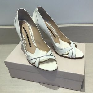 Jimmy Choo Maurice Patent Leather White